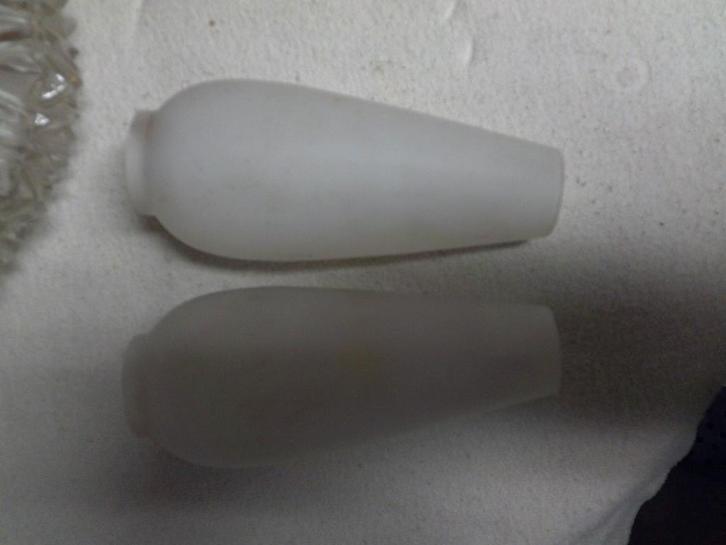 Vintage luchterglaasjes, Maison & Meubles, Lampes | Autre, Comme neuf, Enlèvement ou Envoi