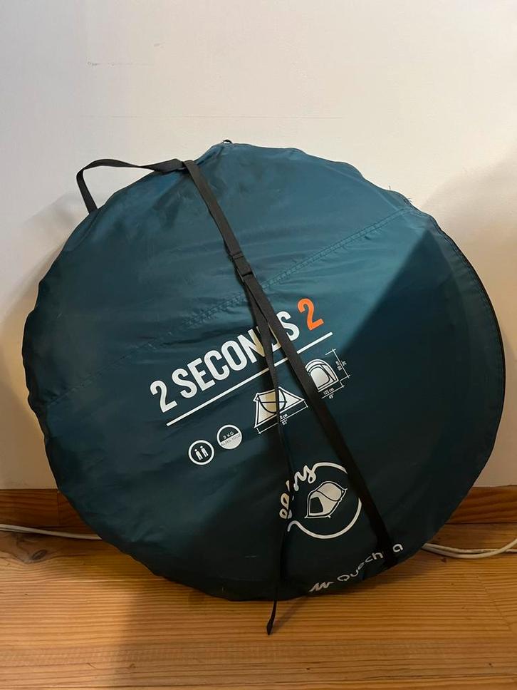 2 seconds 2 Tent - Nieuw, Caravans en Kamperen, Tenten, Zo goed als nieuw, Ophalen