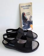 mephisto sandaal  37 zwart mobilis Air-relax, Noir, Mephisto, Enlèvement ou Envoi, Neuf