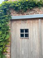 Garagepoort hout, Tuin en Terras, Ophalen, Gebruikt, 200 cm of meer, Hout