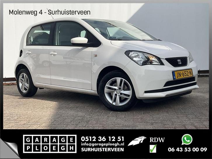 Seat Mii 1.0 @Mii 5-Deurs Airco Stoelverwarming Navigatie El, Auto's, Seat, Bedrijf, Mii, ABS, Airbags, Airconditioning, Alarm