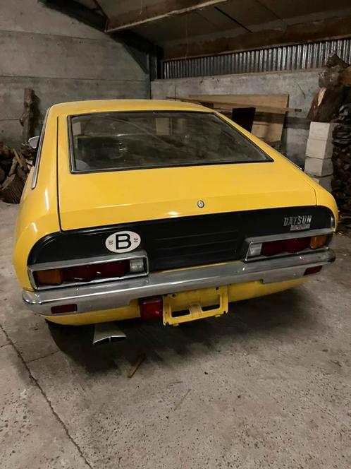 Datsun 120Y te koop, Auto's, Oldtimers, Particulier, Benzine, 2 deurs, Handgeschakeld, Overige kleuren, Zwart, Kunstmatig leder