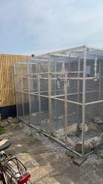 4 aluminum volieres, Dieren en Toebehoren, Ophalen of Verzenden, Zo goed als nieuw, Aluminium, Volière