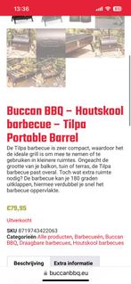 Nieuw Buccan BBQ, nog origineel in doos, Tuin en Terras, Barbecue-accessoires, Nieuw, Ophalen, Buccan