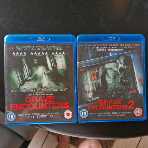 Grave Encounters 1 en 2 blu-ray Dvd's, Cd's en Dvd's, Dvd's | Actie, Gebruikt, Overige genres, Vanaf 16 jaar, Ophalen