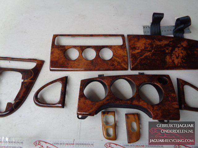 Dashboard hout set Jaguar XK8 Burr Walnut GJA7071AH, Auto-onderdelen, Dashboard en Schakelaars, Jaguar, Gebruikt, Herkomst onderdeel bekend