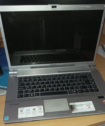 PC portable SONY Vaio (hors d'usage) beschikbaar voor biedingen