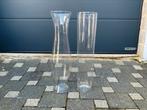 Vases hauts en verre transparent (état impeccable), Ophalen