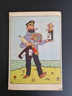 Oude postkaart van Kuifje met kapitein op, Ophalen of Verzenden, Zo goed als nieuw