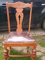 6 Chaises, Maison & Meubles, Chaises, Brun, Enlèvement, Bois, Rustique