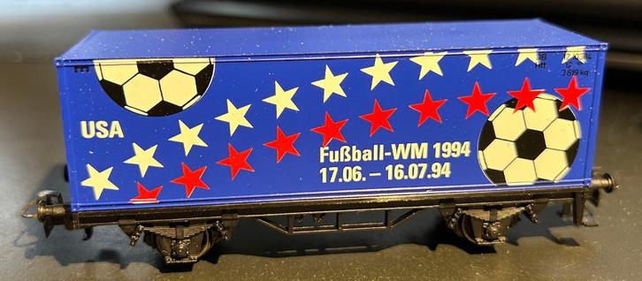 3023. H0 Märklin containerwagen., Hobby en Vrije tijd, Modeltreinen | H0, Nieuw, Wagon, Märklin, Ophalen of Verzenden