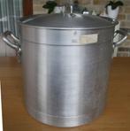Oude grote kookpot 35l, Huis en Inrichting, Keuken | Potten en Pannen, Ophalen, Gebruikt, Aluminium, Pot, Bus of Blik