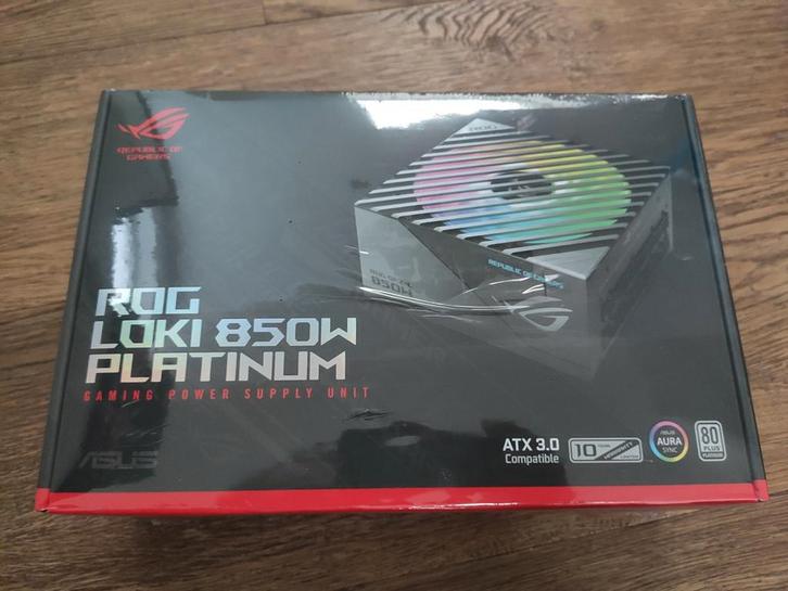 Asus ROG Loki 850W Platinum SFX-L Modulaire PSU - Sealed, Computers en Software, Interne voedingen, Nieuw, Ophalen