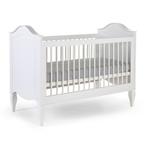 Prachtige witte babybed van Childhome: meegroeibed., Ophalen, 140 tot 160 cm, Matras, 100 cm of meer
