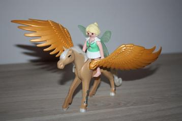Playmobil Elf op gevleugeld paard , 2011 , als nieuw beschikbaar voor biedingen