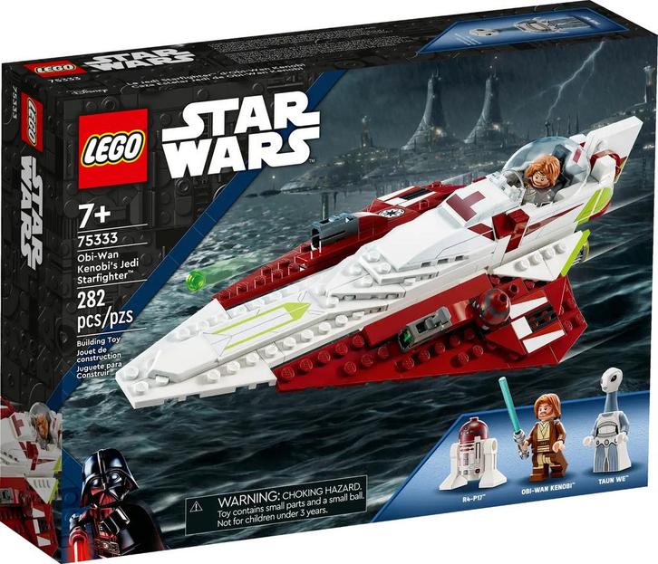 Lego Star Sars Obi-Wan Kenobi Starfighter 75333, Kinderen en Baby's, Speelgoed | Duplo en Lego, Zo goed als nieuw, Lego, Ophalen