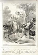 Charles Vernier litho "Les Plaisirs Champètres" imp d'Aubert, Antiek en Kunst, Kunst | Litho's en Zeefdrukken, Ophalen