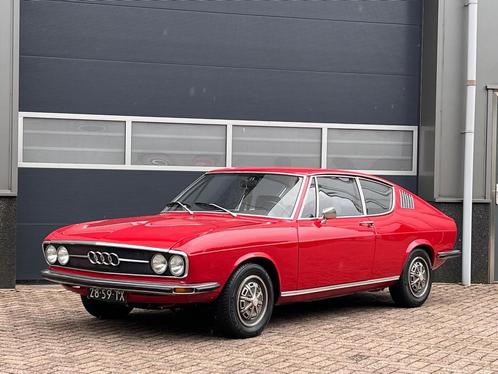 Audi 100 1.9 S bj.1972 Coupe|NL auto|Nap., Autos, Audi, Entreprise, Radio, Essence, Coupé, Boîte manuelle, Rouge, Noir