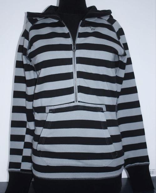 G-Star Raw : sweater trui hoodie / S / blauw grijs gestreept, Kleding | Dames, Truien en Vesten, Zo goed als nieuw, Maat 36 (S)