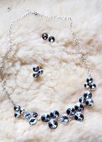 Nouvelle parure de bijoux, Envoi, Neuf, Argent, Avec strass