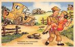 Humour Militaire - Transport non commandé, Autres thèmes, Non affranchie, 1940 à 1960, Envoi