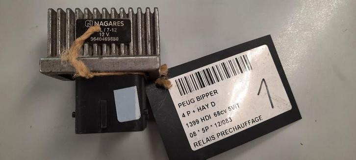 RELAIS BOUGIE PRECHAUFFAGE Bipper Tepee (AJ) (9640469680), Autos : Pièces & Accessoires, Électronique & Câbles, Peugeot, Utilisé