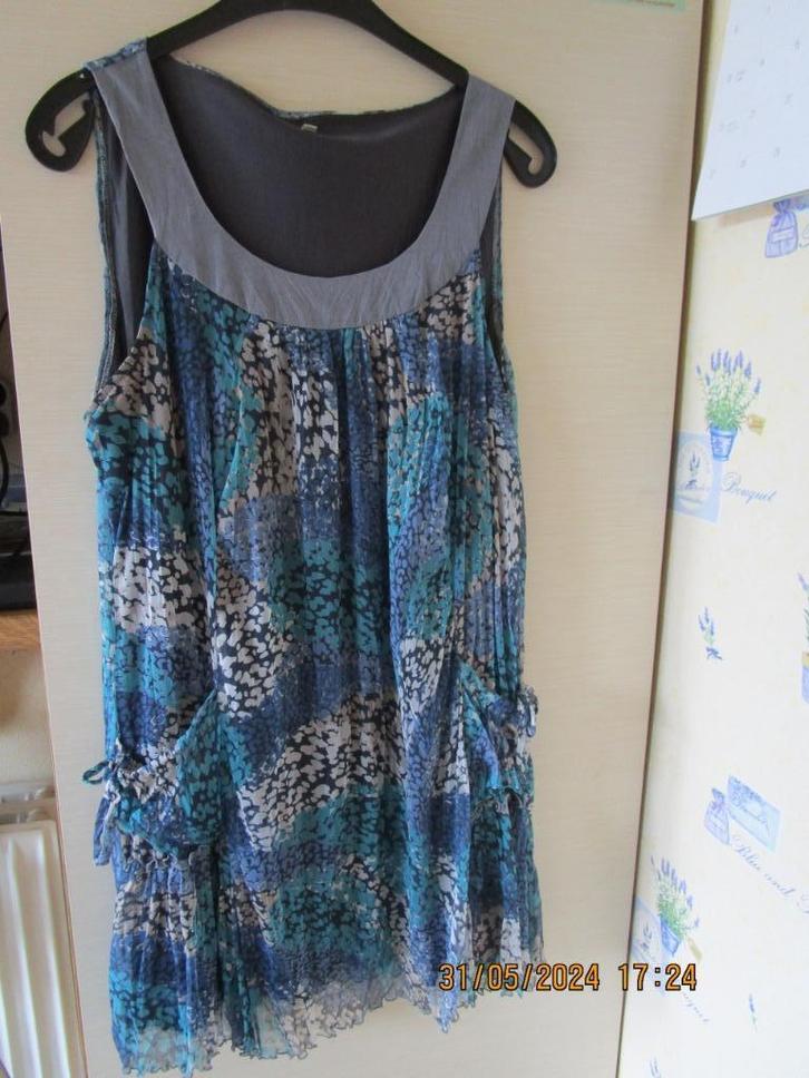 Tunique Taille 44, Kleding | Dames, Blouses en Tunieken, Zo goed als nieuw, Maat 42/44 (L), Blauw, Ophalen of Verzenden