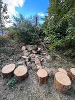Gratis eiken hout te genk, Tuin en Terras, 6 m³ of meer, Ophalen, Eikenhout, Blokken