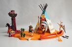 Playmobil indianen tipi met kano, Ophalen