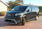 Toyota Proace long 5D aut, 130 pk, lv, Auto's, 4 cilinders, Leder en Stof, Zwart, Diesel