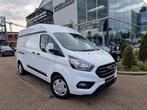 Ford Transit Custom L2H2 GPS 2 JAAR WAARBORG 23900+BTW, Stof, 4 cilinders, Parkeersensor, Wit