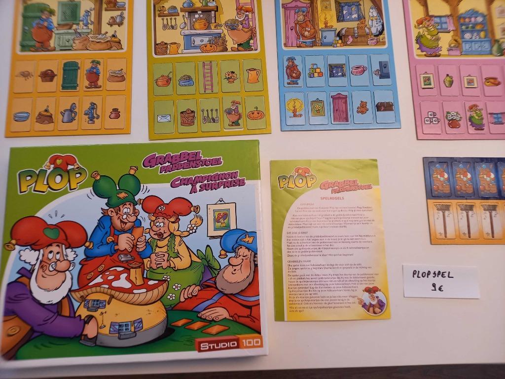 Kabouter plop grabbelpaddenstoel gezelschapsspel vanaf 3J, Kinderen en Baby's, Speelgoed | Overig, Gebruikt, Jongen of Meisje