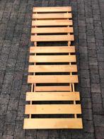 Houten ligbed/zetel, Tuin en Terras, Ophalen, Gebruikt, Hout, Verstelbaar