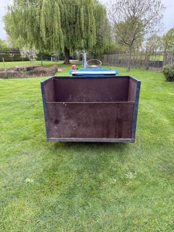 transportbak voor mini tractor bink.130cm B x 65cm D  85cm H, Enlèvement, Utilisé