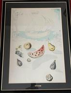Salvador Dalí – "Ship and Fruits" – Genummerde Lithografie, Ophalen