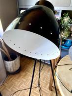 Lot de deux Lampadaires vintage noirs, Huis en Inrichting, Ophalen, Gebruikt, 100 tot 150 cm, Metaal