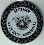 Medaille carnaval De Lustige Doordrijvers Dentergem, Verzenden, Overige materialen