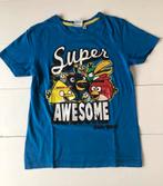 blauw t-shirt Angry Birds 134 140 super awesome, Angry Birds, Jongen of Meisje, Gebruikt, Ophalen of Verzenden