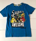 blauw t-shirt Angry Birds 134 140 super awesome, Jongen of Meisje, Ophalen of Verzenden, Shirt of Longsleeve, Angry Birds