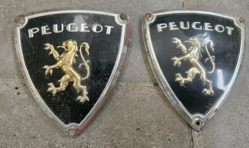 Vintage Peugeot Embleem 2 x  beschikbaar voor biedingen