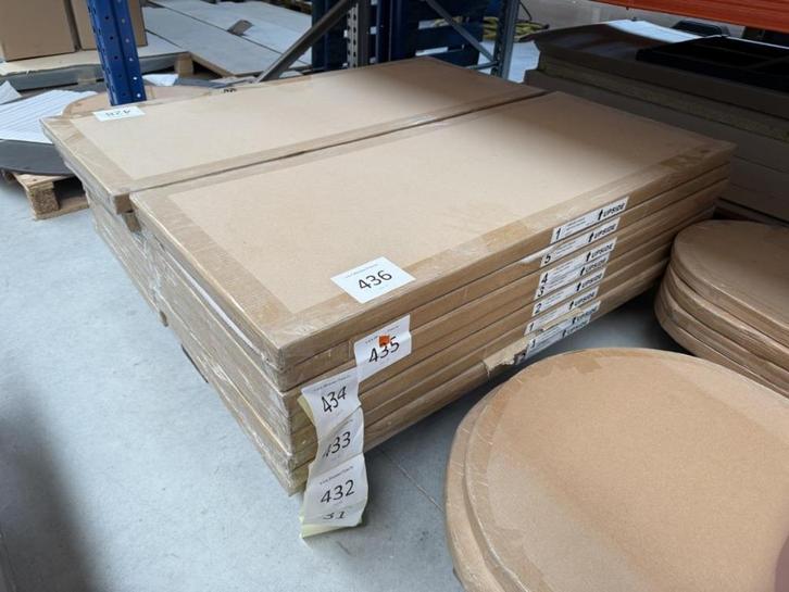 PARTIJ 200 Keramische Tafelbladen –Salon/Eet/Bijzettafels, Huis en Inrichting, Tafels | Salontafels, Nieuw, 50 tot 75 cm, 50 tot 100 cm