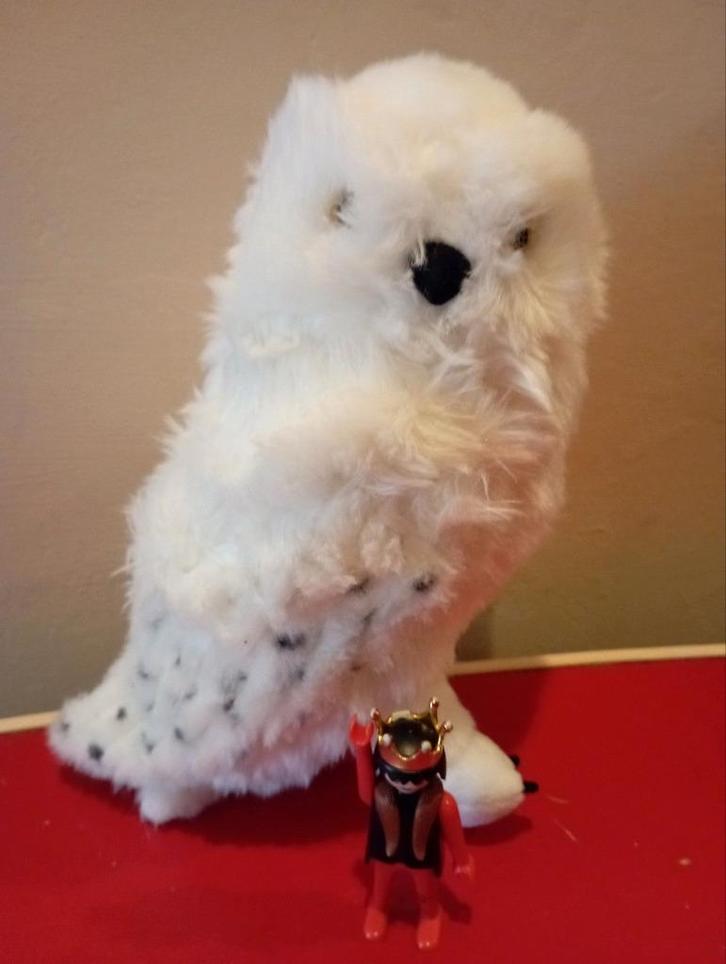 647) Uil Hedwig van Harry Potter 7, Kinderen en Baby's, Speelgoed | Knuffels en Pluche, Zo goed als nieuw, Overige typen, Ophalen of Verzenden