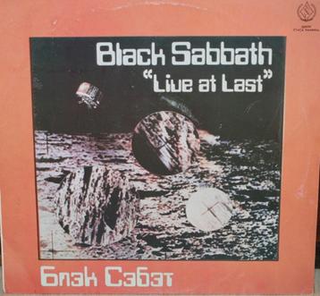 Lp Black Sabbath - Live At Last