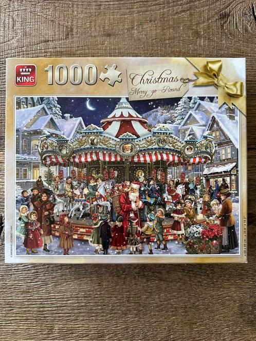 King puzzel 'Merry-go-round' 1000 stukjes, Hobby & Loisirs créatifs, Sport cérébral & Puzzles, Comme neuf, Puzzle, 500 à 1500 pièces