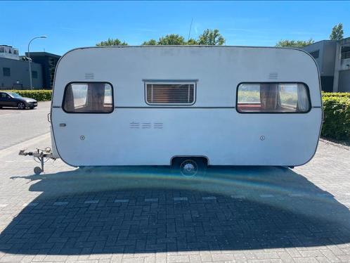 Vintage caravan De Reu Bungalow, Caravans en Kamperen, Caravans, Particulier, tot en met 4, Ophalen
