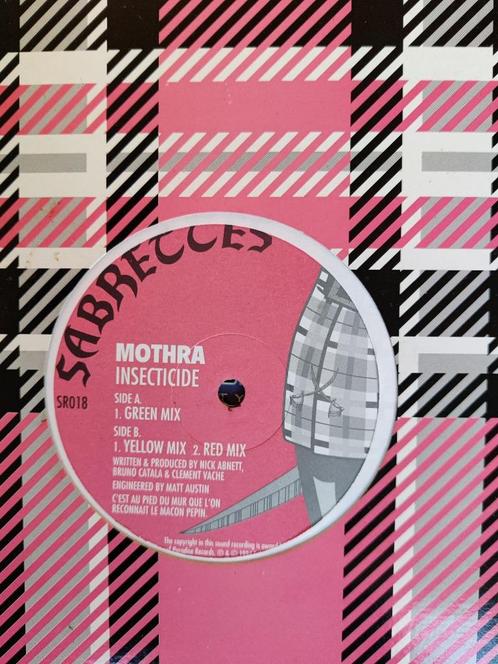 Disque Vinyl :Mothra – Insecticide, Cd's en Dvd's, Vinyl | Dance en House, Gebruikt, Ophalen of Verzenden