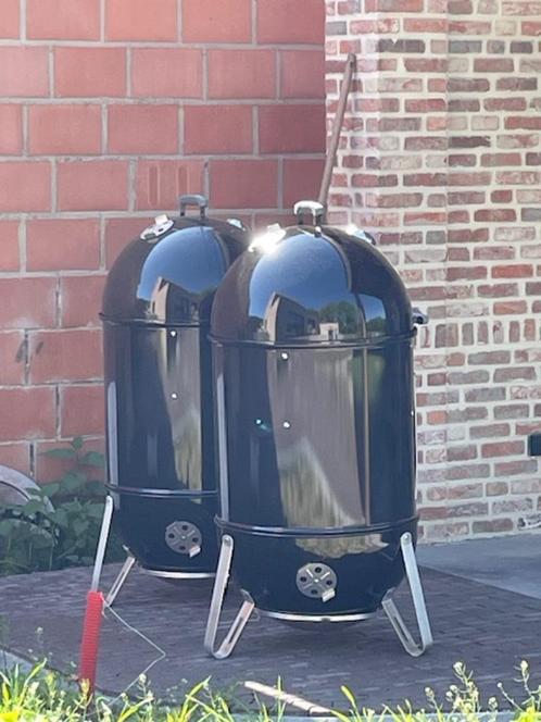 1 x Weber Smokey Mountain 57 cm, Tuin en Terras, Houtskoolbarbecues, Zo goed als nieuw, Ophalen