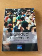 Individual differences - F. De Fruyt, Ophalen, Zo goed als nieuw, Hoger Onderwijs