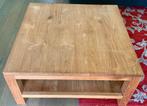 Teak salontafel, Huis en Inrichting, Tafels | Salontafels, Ophalen, 50 tot 100 cm, 50 tot 100 cm, Zo goed als nieuw