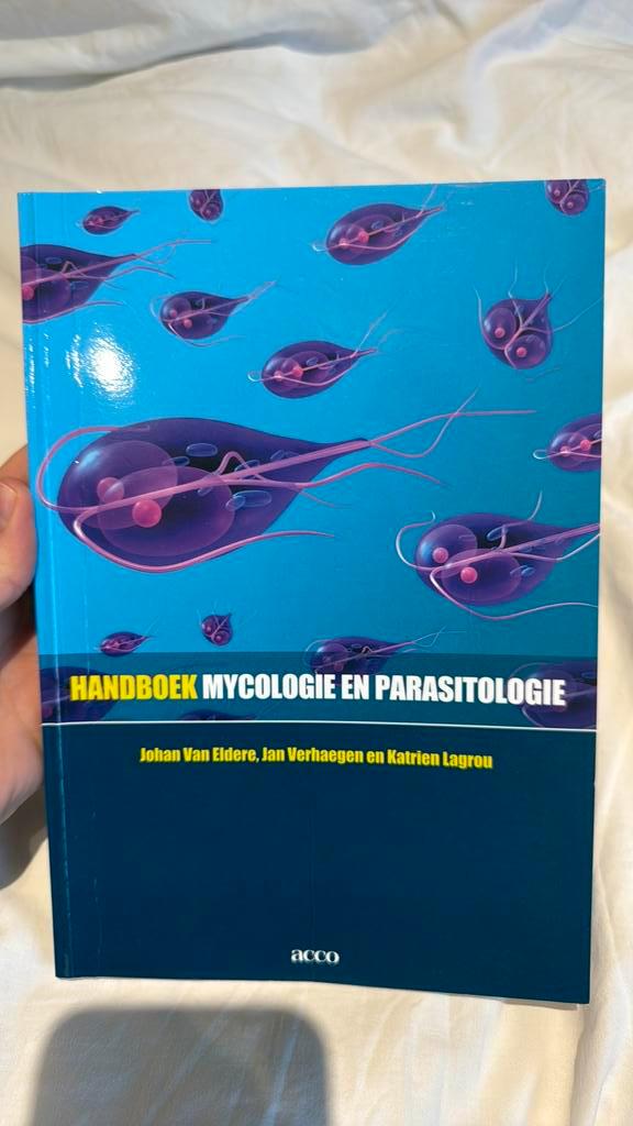 Johan Van Eldere - Handboek mycologie en parasitologie, Boeken, Wetenschap, Ophalen of Verzenden